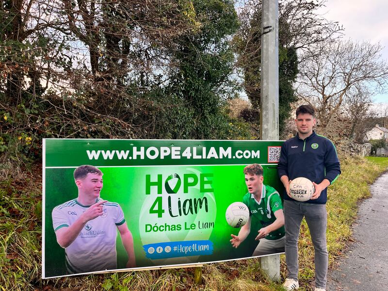 Seán Kelly is promoting the HOPE4LIAM campaign, set up by the Maigh Cuilinn community to support 20-year-old Liam Davoren on his road to recovery after he suffered life-altering injuries in October