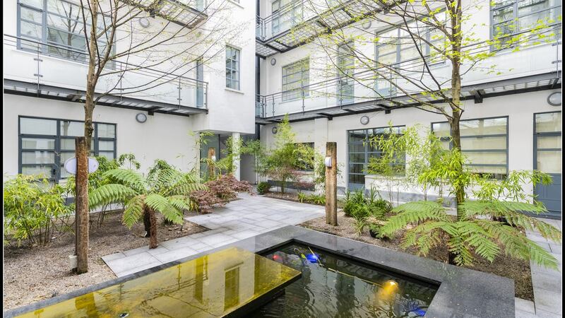 The Warehouse internal courtyard