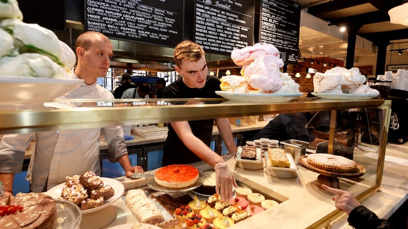 The Food Hall at Dollard & Co on Wellington Quay. Photograph: Cyril Byrne
