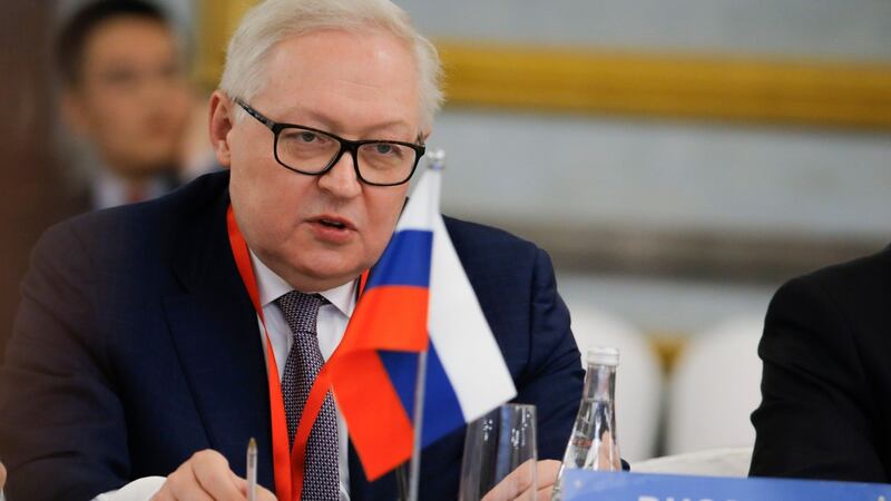 Russia’s deputy foreign minister Sergei Ryabkov attends a Treaty on the Non-Proliferation of Nuclear Weapons (NPT) conference in Beijing on January 30th Photograph: Thomas Peter/Pool/AFP/Getty