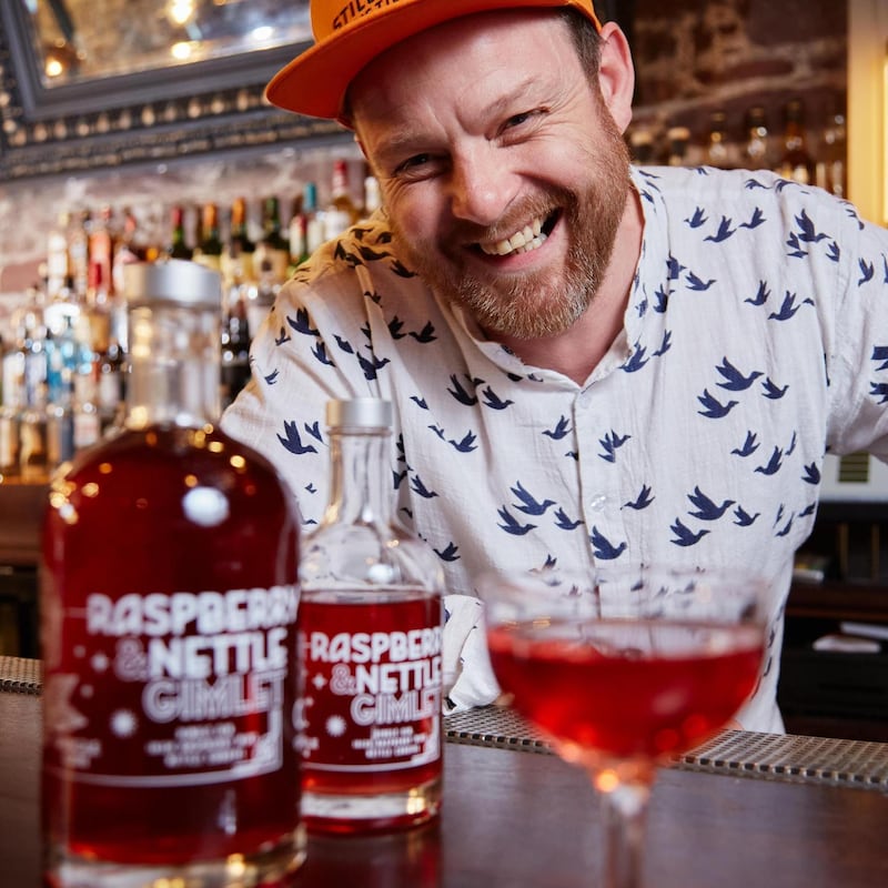 Mixologist Andy Ferreira of Cask cocktail bar in Cork. Photograph: Miki Barlok