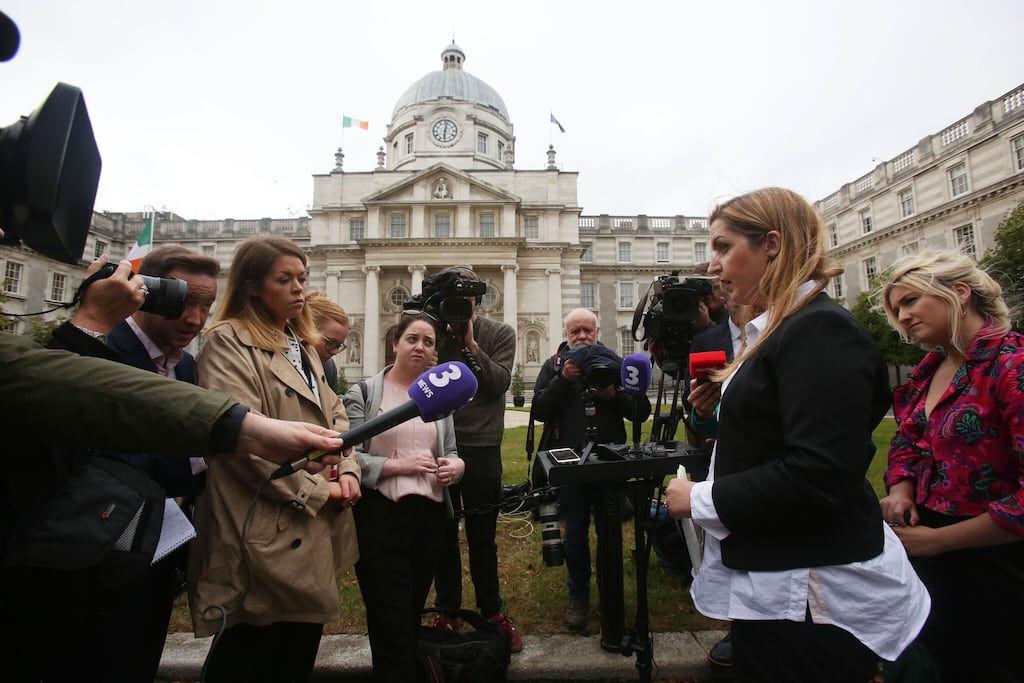 Vicky Phelan made the life-redefining decision to call the lawyers’ bluff, reject a non-disclosure agreement and reveal the existence of the other cases. Photograph: Gareth Chaney/Collins Photos