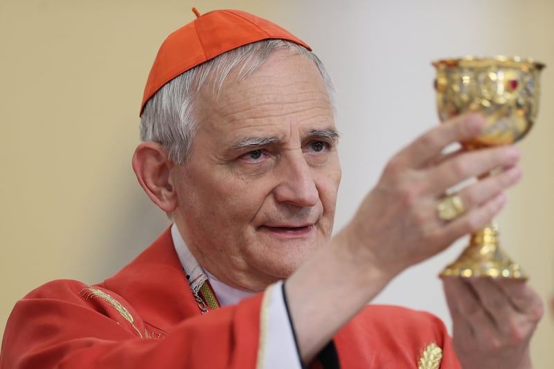 Cardinal Matteo Zuppi, Archbishop of Bologna since 2015, and a cardinal since 2019. Photograph: Olesya Kurpyayeva/AFP/Getty