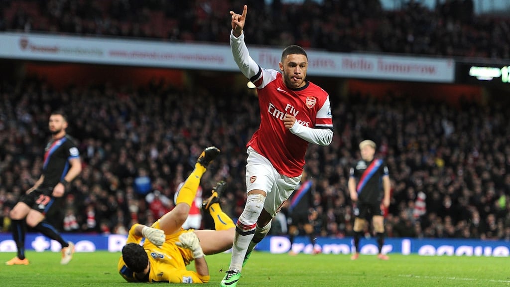 Alex Oxlade-Chamberlain during his Arsenal days. He wanted a fresh start at Liverpool, and the opportunity to carve a niche for himself as a midfielder. Photograph: Adam Davy/PA Wire