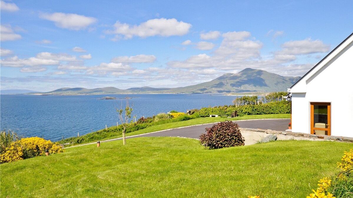On a clear day you can see to the south Mayo coast and Clare island, Inishturk and Inishbofin