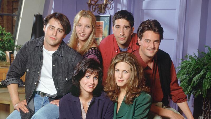 Friends: Matt LeBlanc, Lisa Kudrow, David Schwimmer, Matthew Perry, Courteney Cox and Jennifer Aniston. Photograph: Reisig & Taylor/NBC via Getty