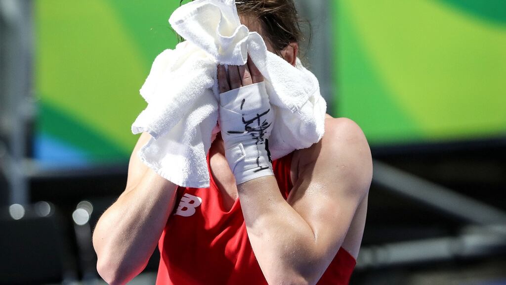 Katie Taylor was beaten in her opening round in Rio. Photograph: Inpho