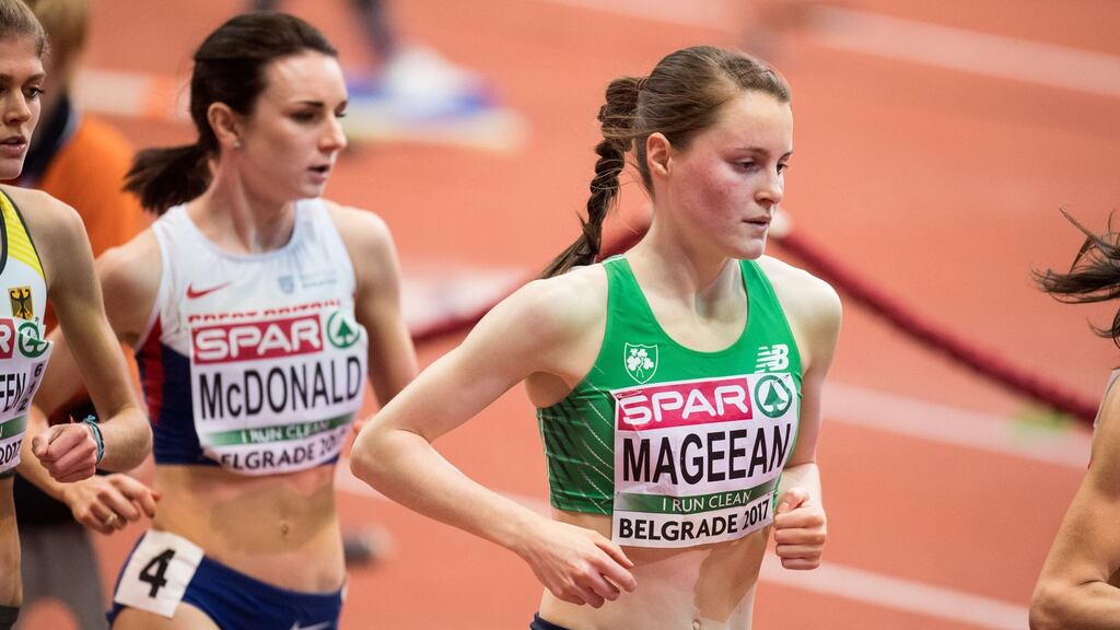 Ciara Mageean will face Caster Semenya in her 1,500m heats at the World Championships in London. Photo: Inpho