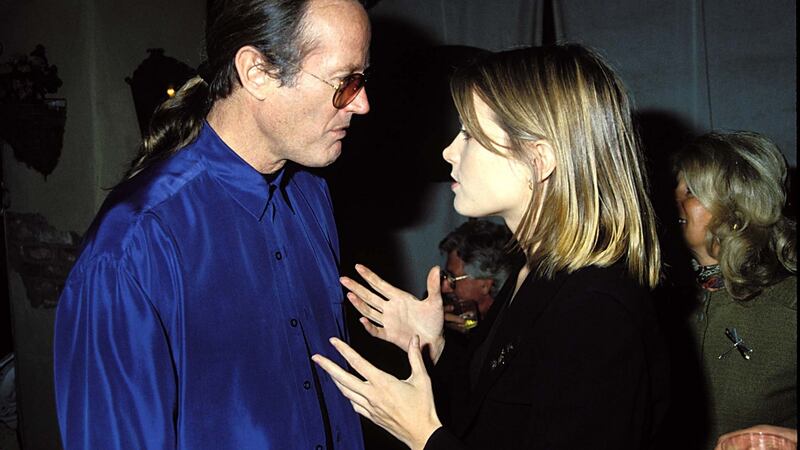 Peter Fonda and his daughter Bridget Fonda. Photograph: Jeff Kravitz/FilmMagic, Inc