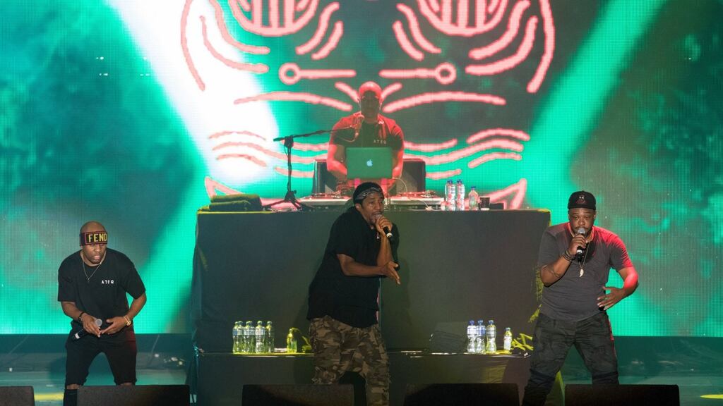 A Tribe Called Quest on the Main Stage at Electric Picnic. Photograph: Michael Donnelly