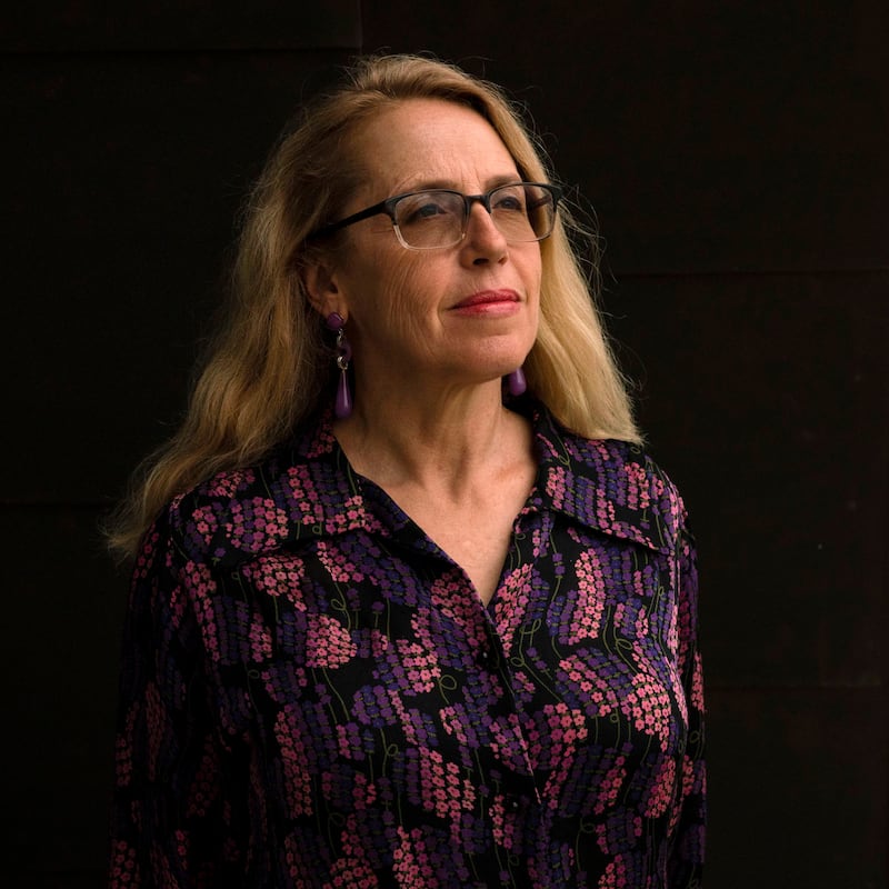 Patrisha McLean at a Finding Our Voices event in Maine in October 2019. Photograph: Sarah Rice/New York Times