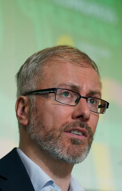 Torrid year: Green Party leader Roderic O'Gorman. Photograph: Brian Lawless/PA