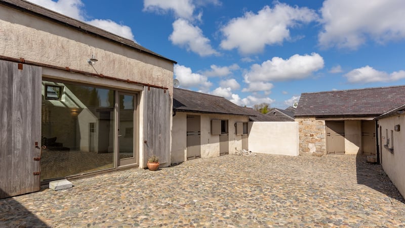 The annex, courtyard and outbuildings