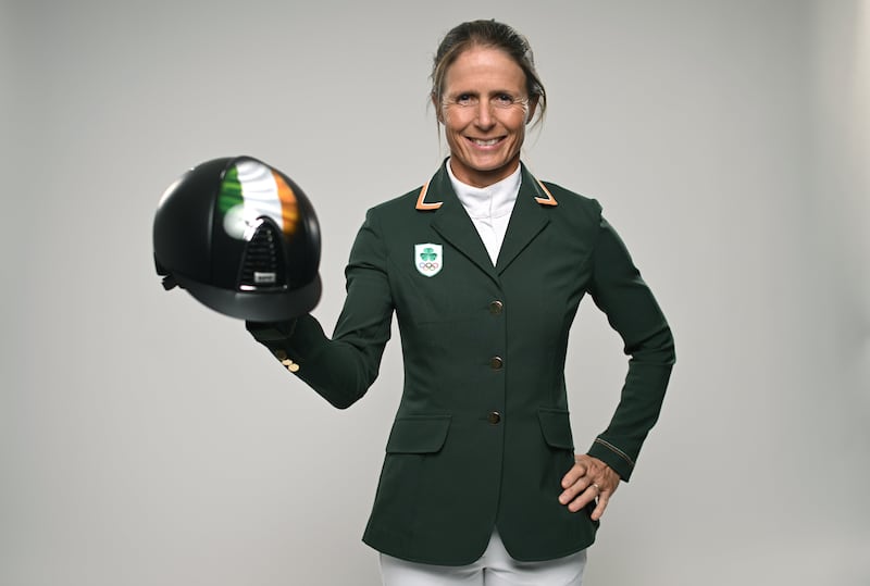 Sarah Ennis: the two-time Olympian has finished top-10 in three international outings this year on board her horse Action Lady Me. Photograph: Ramsey Cardy/Sportsfile