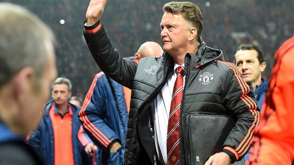 Louis van Gaal is unlikely to change his ways to appease supporters frustrated at Manchester united’s current style of play. Photograph: PA