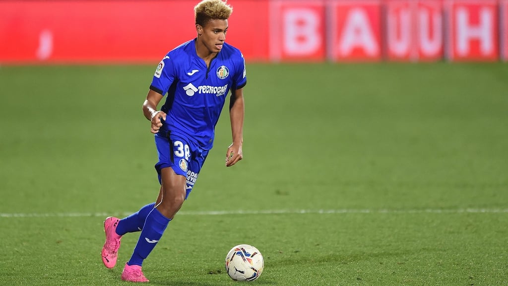 John Joe Patrick Finn Benoa is the youngest Getafe player to feature in La Liga Primera División. Photograph: Denis Doyle/Getty Images