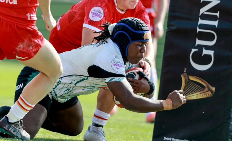 Ireland's Linda Djougang. Photograph: Dan Sheridan/Inpho