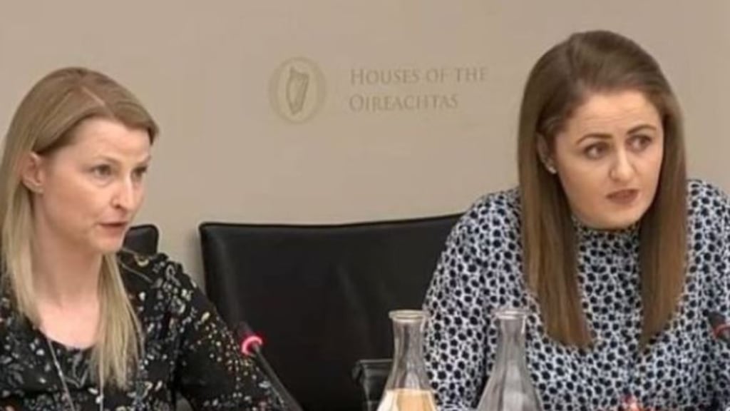 Deputy head of the Garda Analysis Service Lois West and senior crime and policing analyst, Laura Galligan