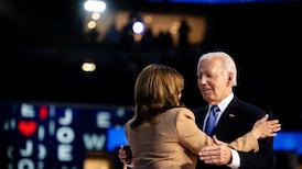 Bittersweet Biden passes the torch to Harris as giddy Democrats bask in optimism