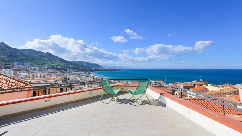 Rooftop views in Cefalu, Sicily