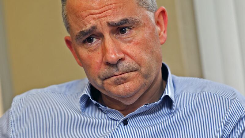 Liam McCaffrey in his office at QIH in Derrylin, Co Fermanagh. Photograph: Lorraine Teevan