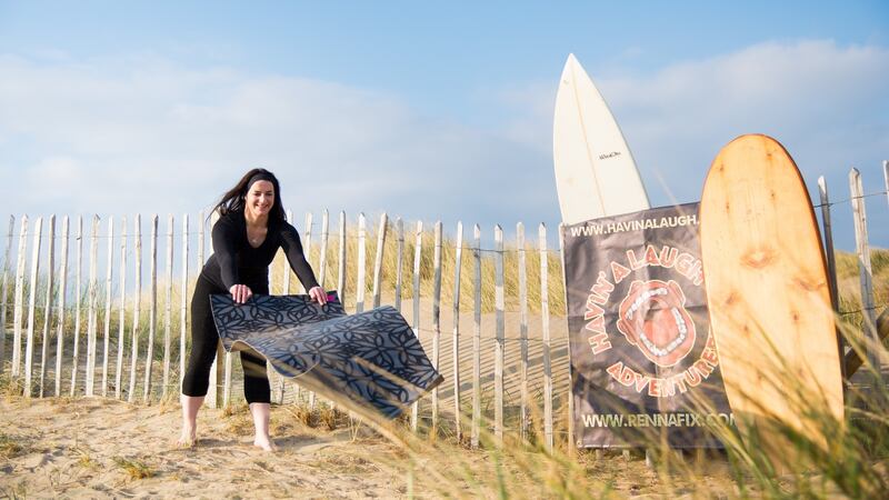 Founder of the Havin’ a Laugh Charity, Bláithín Sweeny, in Strandhill