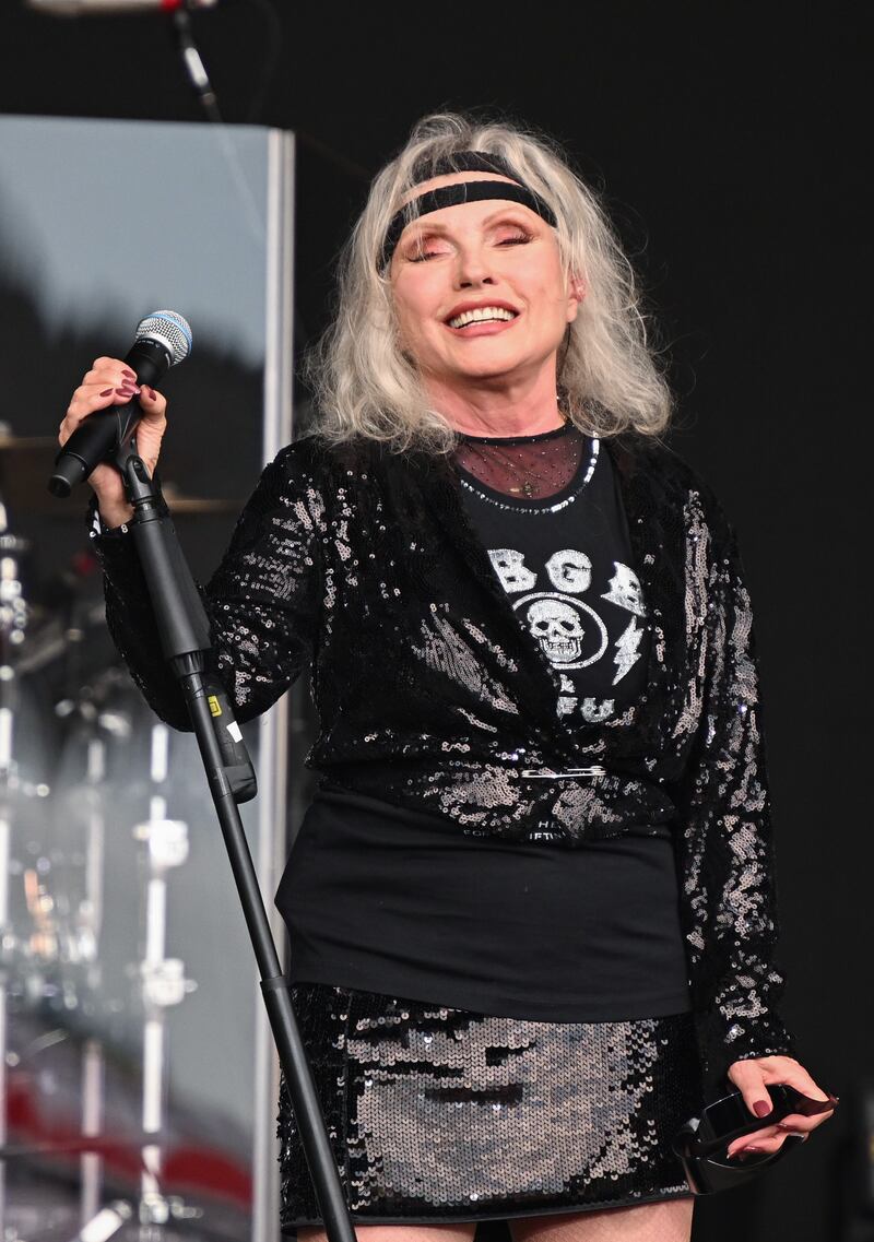 Debbie Harry and Blondie perform on stage during Day 5 of Glastonbury Festival 2023 (Photo by Leon Neal/Getty Images)