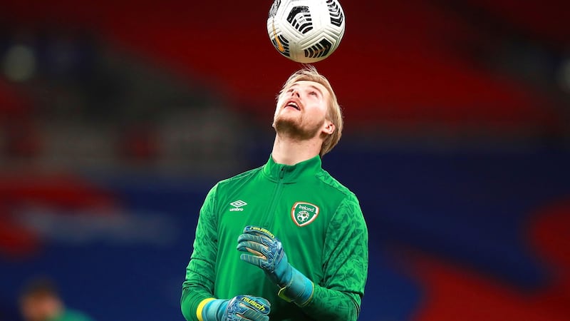Caoimhín Kelleher is due to return to training this weekend with Liverpool. Photograph: Tommy Dickson/Inpho
