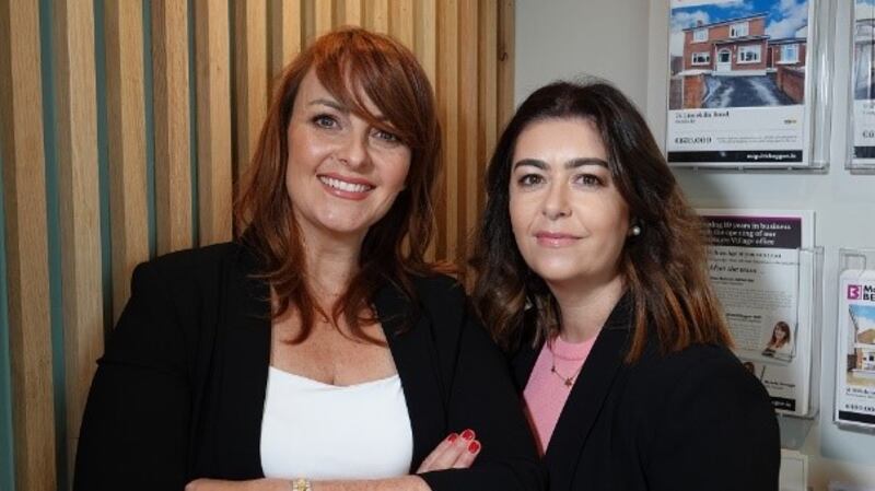 Estate agents, Sinead Beggan (left) and Jillian McGuirk, of McGuirk Beggan, Terenure.