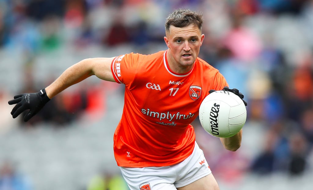 Armagh's Connaire Mackin will start against Galway in the All-Ireland final. Photograph: Leah Scholes/Inpho
