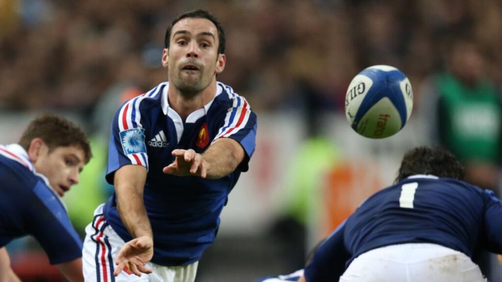 Morgan Parra in action for France. Photograph: Billy Stickland/Inpho