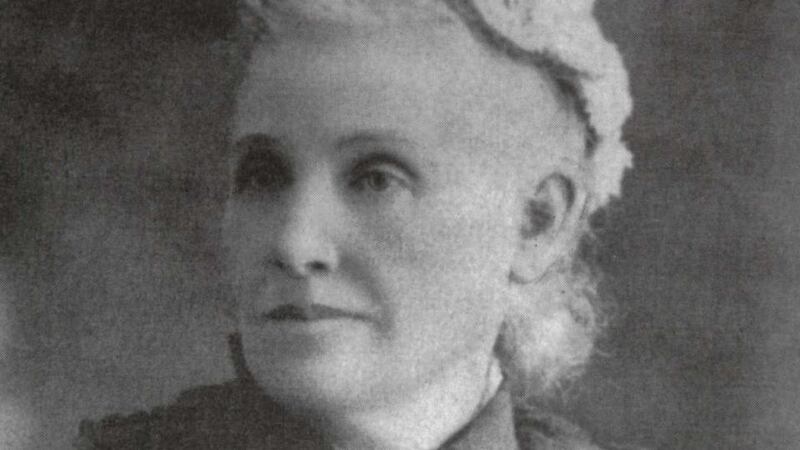 Bridget Ryan, one of the Earl Grey orphans, a native of Bruff who ended up in a workhouse in Listowel, before signing up for the voyage to Australia. Photograph from the book The Kerry Girls: Emigration and the Earl Grey Scheme