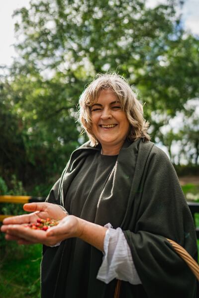 Lorraine O'Dwyer, a witch and folklorist who runs walking and foraging tours in Wexford