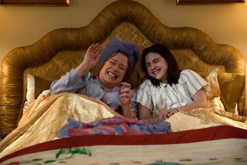 Kathy Bates and Abby Ryder in Are You There God? It's Me, Margaret. Photograph: Lionsgate
