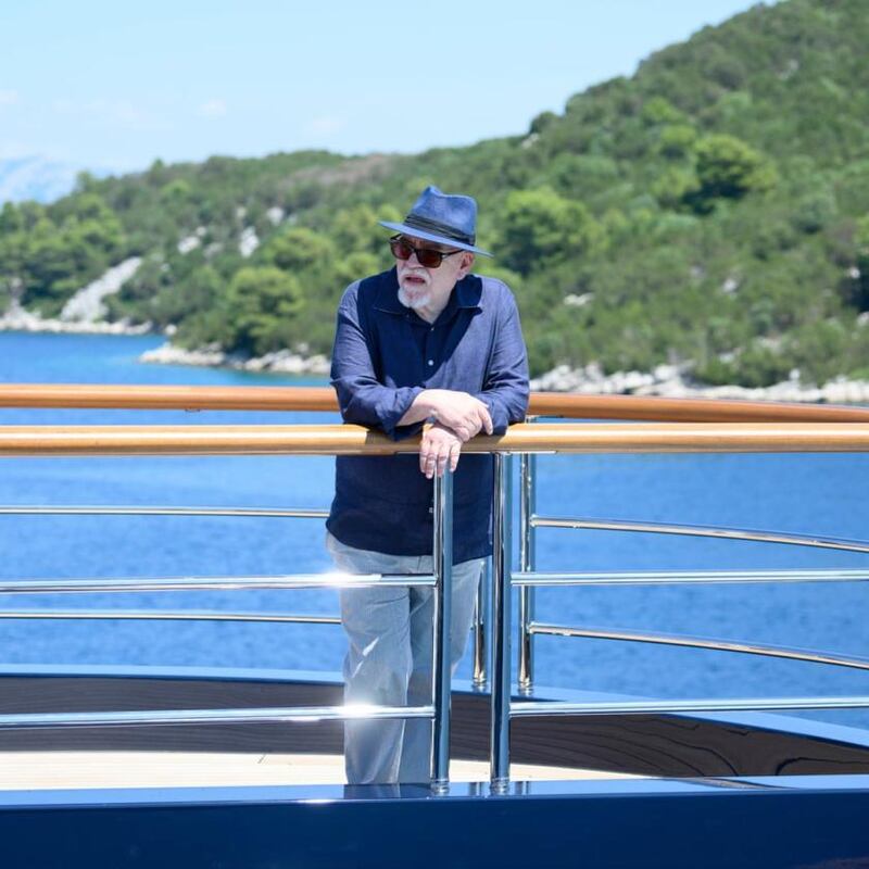 Brian Cox as the media mogul Logan Roy in Succession. Photograph: Graeme Hunter/HBO