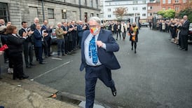 Judges applaud Chief Justice Frank Clarke as he retires