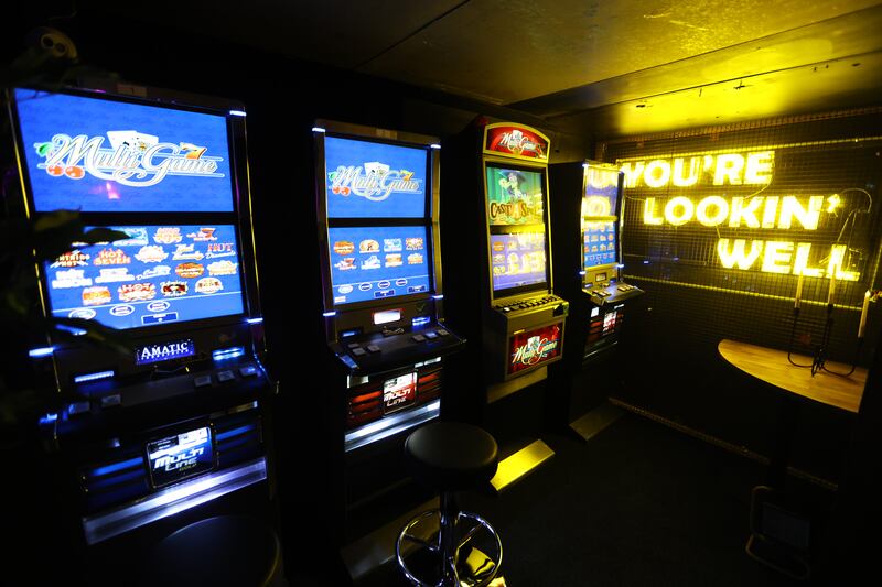 Gaming machines are tucked away near the main dance floor. Photograph: Sasko Lazarov/Photocall Ireland