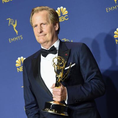 A Higher Loyalty: Jeff Daniels will play the former FBI director James Comey. Photograph: Valerie Macon/AFP/Getty