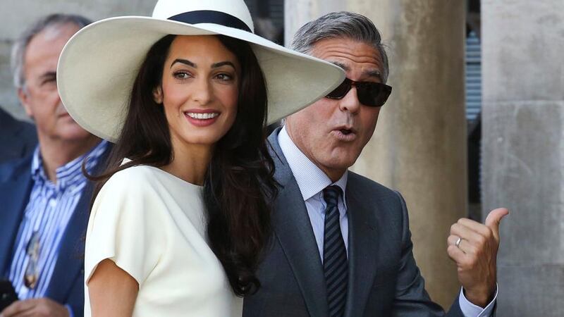 A is for Amal Alamuddin, who got married to George Clooney. Photograph: Alessandro Bianchi/Reuters