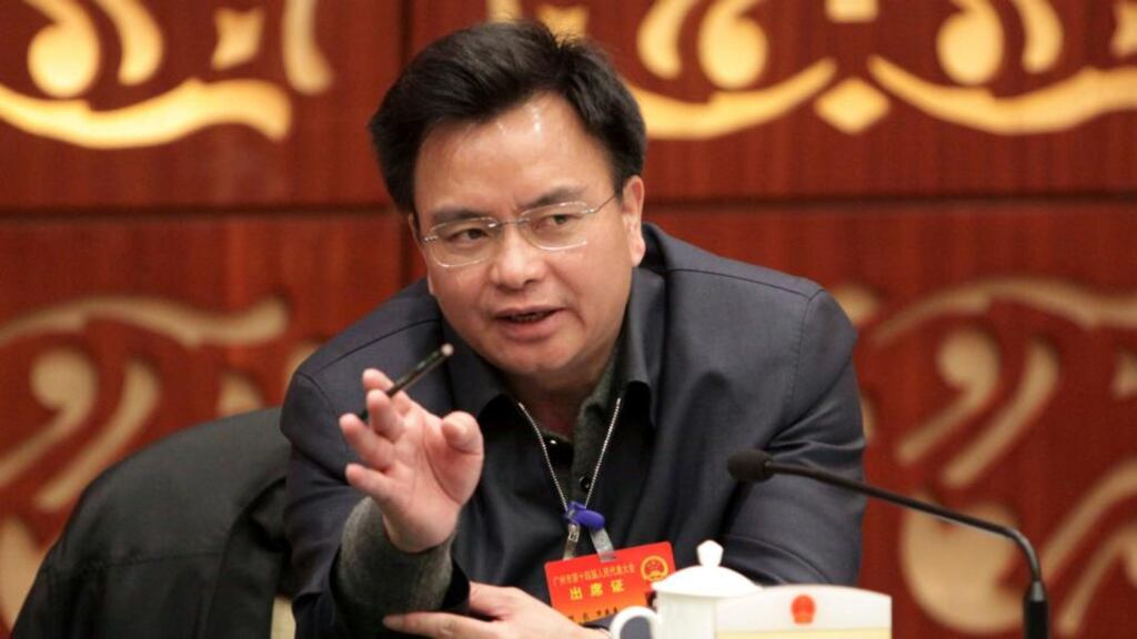 Wan Qingliang, accused of “severely violating party discipline and the law”, the Chinese authorities’ standard euphemism for corruption. Photograph: Reuters