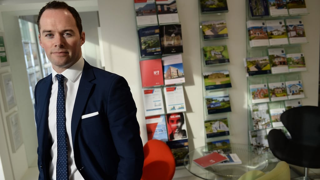 Sherry FitzGerald chief executive Steven McKenna. The number of new homes sold by the company almost doubled to 1,500, while the average price paid for all homes sold by the agent rose by 7% to €351,000. Photograph: Dara Mac Dónaill