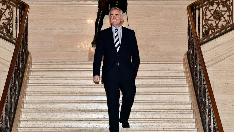 RHI scheme whistleblower Jonathan Bell in Stormont on January, 2017. Photograph: Charles McQuillan/Getty Images