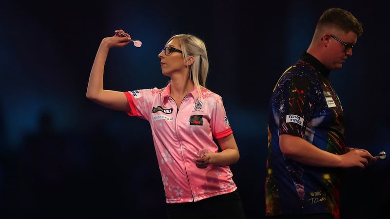 Sherrock averaged 91.12 to make history. Photo: Steven Paston/PA Wire