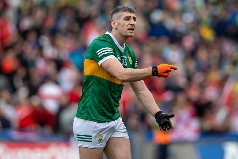 Paul Geaney: he can bring considerable experience into the mix for Kerry in attack when the Dubs' primary focus is on talisman David Clifford. Photograph: Morgan Treacy/Inpho