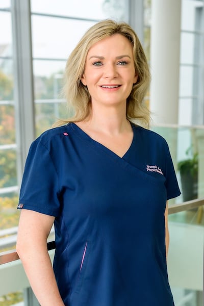 Physiotherapist Aoife Harvey.