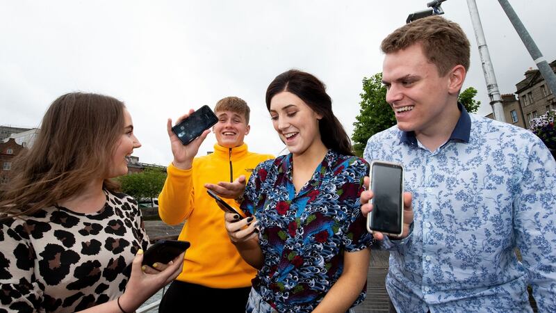 From left: Ciara Fanning, Seán Carey, Caoilfhinn Ní Choiligh and Gearoid O’Donovan. Photograph: Tom Honan for The Irish Times