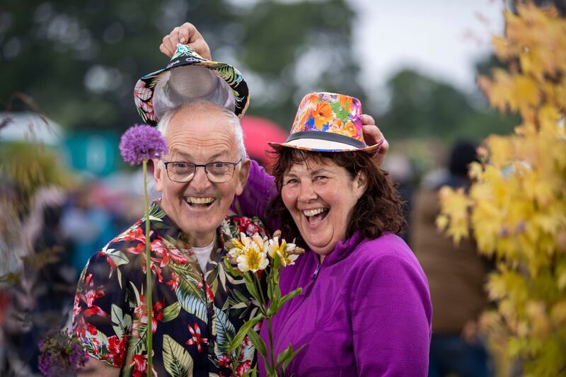 David Brennan and Aileen Muldoon Byrne from the Boyne Garden Centre, Slane pictured at Bloom. Photograph: Tom Honan/The Irish Times