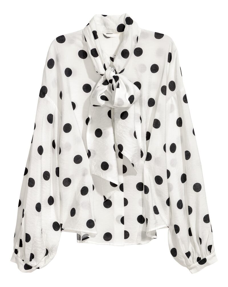 Polka dot blouse €14.99