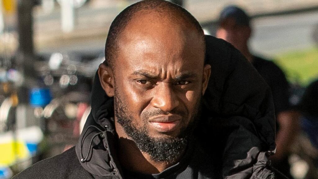 Boakye Osei (29), of Tooban, Burnfoot, Co Donegal, at court during his trial. Photograph: Collins Courts