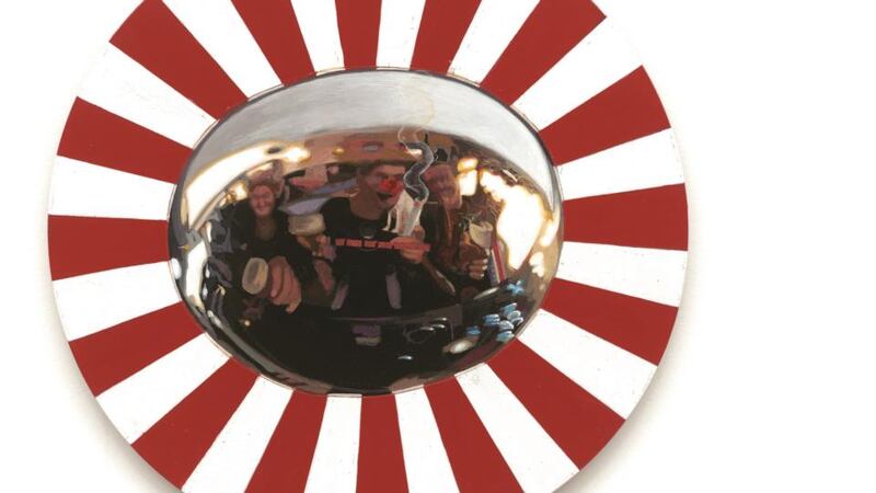 Detail from Circus Tent by Catherine Barron